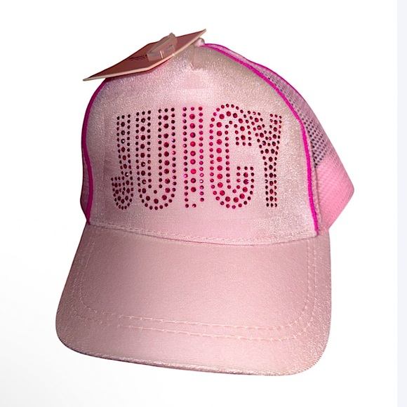 Accessories - NWT Juicy Pink Mesh Trucker Hat